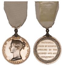 General, Department of Science and Art, National Prize in Science, 1859, a silver award meda...