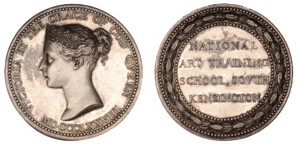 General, Department of Science and Art, Queen's National Medal, 1856, a silver award by W. W...