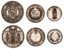 Local, LONDON, City of London School, English Prize, 1868, a silver award medal by B. Wyon,...