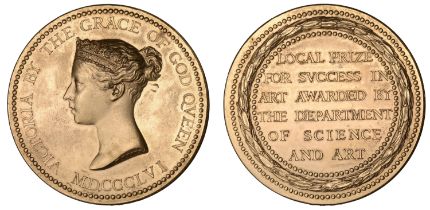 General, Department of Science and Art, Queen's National Medal, 1856, a silver-gilt award by...