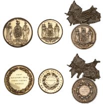 Local, LONDON, King's College, Warneford Prize Medal, silver awards (2), unsigned, arms with...