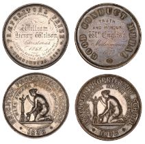 Local, SUSSEX, Proprietary School, Brighton, 1836, PrÃ¦positors Prize, a silver award medal,...