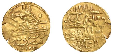 Selim III, Half-Zeri Mahbub, Misr 1203h, ba, 1.28g/12h (Lec. 20; KM 151; ICV 3446). Two edge...