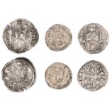 Serbia, Stefan Uros III Decanski (1321-31), Dinar, 1.57g/8h (J. 17); Stefan Uros IV Dusan, a...