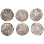 Armenia, Levon I (1198-1219), Tram, coronation type, 2.80g/10h (Bed. 89-90); Levon II (1270-...