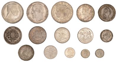 Brazil, John VI, 320 RÃ©is, 1820r, (Gomes 19.05; KM. 324.2); FRANCE, Louis-Napoleon, 5 Francs...