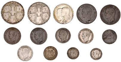 Greece, George I, Drachma, 1868a (Divo 53a; KM 38); together with other Greek and Ionian Isl...