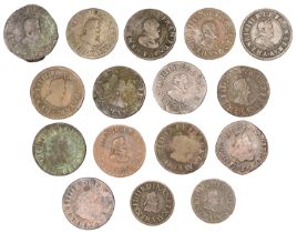 France, Henry IV (1590-1610), Doubles Tournois (14), 1591ch, 1593b, 1598a, 1599a, 1603a, 160...