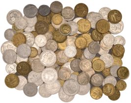 France, Fourth Republic, 100 Francs (19), 1954 (4), 1954b, 1955 (3), 1955b (3), 1956, 1956b,...