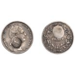 Costa Rica, Republic, countermarked coinage, Real, a William IV Sixpence, 1837, with type VI...