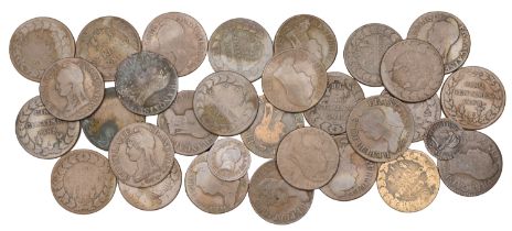 France, Consulate (1799-1804), 5 Centimes (29), AN 8a (5), AN 8aa (4), AN 8bb (6), AN 8i (2)...