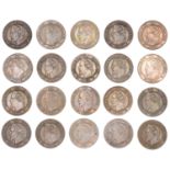 France, Napoleon III (1852-1870), 2 Centimes (20), 1861a (6), 1861bb (2), 1861k (4), 1862a (...