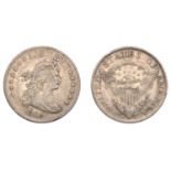 United States of America, Quarter-Dollar, 1805. Rim mark at 11 o'clock reverse, otherwise be...