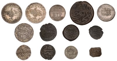Egypt, Fuad I (as Sultan), 2 Piastres, 1920/1338h (KM 325); together with assorted Ottoman s...