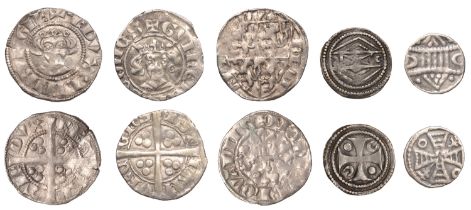 Low Countries, BRABANT, Anonymous, Maille, 0.49g (de Witte 129); Jean I (1261-94), Esterlin,...