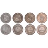France, Government of National Defence, 5 Centimes (4), 1871a (3), 1871k (Gad. 157) [4]. Fir...