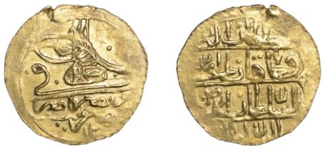 Selim III, Zeri Mahbub, Misr 1203h, sad, 2.57g/12h (OC 28-028; ICV 3445). Peripheral weaknes...