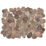 Mamluk, Assorted Mamluk copper coins (165), various types; together with two Roman bronze co...