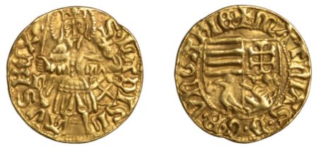 Hungary, Matthias Corvinus (1458-90), Goldgulden, undated, c. 1468-9, Nagybanya, mm. n and s...