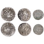 Crusader issues, JERUSALEM, Baldwin III (1143-63), Denier, 'rough' coinage, 0.80g/3h; togeth...
