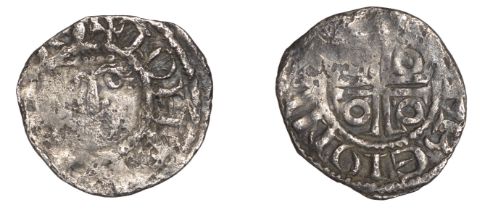 John (as Lord, 1172-1199), Second coinage, Halfpenny, type Ib, Waterford, Gefrei, [ge]frei o...