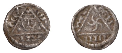 John (as King, 1199-1216), Third coinage, Farthing, Limerick, Willem, willem on l, 0.29g/4h...