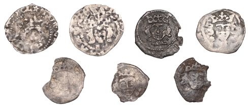 Edward IV (Second reign, 1471-1483), Suns and Roses coinage (c. 1478-83), Pennies (7), vario...