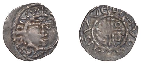 John (as Lord, 1172-1199), Second coinage, Halfpenny, type IIa, Dublin, Huge, hvge on dvve,...