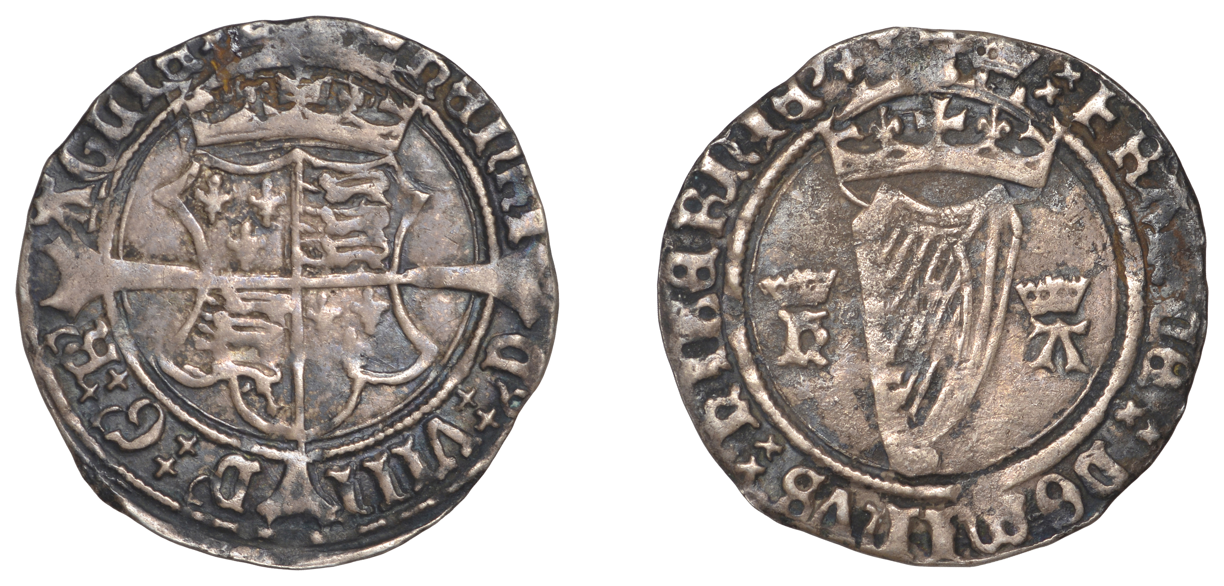 Henry VIII (1509-1547), First Harp issue (1534-40), Groat, mm. crown, ha (Anne Boleyn), 2.40...