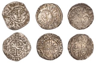 John (as Lord, 1172-1199), Second coinage, Halfpence (3), type Ib, Waterford, Walter (?), 0....