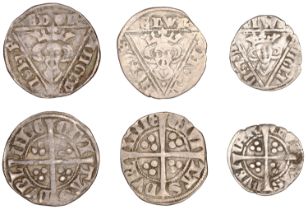 Edward I (1272-1307), Second coinage, Pennies (2), both type IVa, Dublin, single pellet belo...