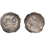 Charles I (1625-1649), Ormonde Money, Shilling, 5.90g/12h (S 6546; DF 297). Weak in places,...