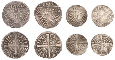 Edward I (1272-1307), Second coinage, Pennies (2), both type Ib, Dublin, 1.16g/2h, Lombardic...