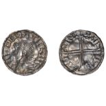 Hiberno-Scandinavian Period, Phase I, Penny, 'Winchester', Byrhtnoth, in imitation of Long C...