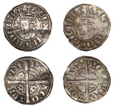 Alexander III (1249-1286), Second coinage, Sterlings (2), class Mb3, mm. cross pattÃ©e, bust...