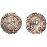 James VI (1567-1625), After Accession, Tenth coinage, Twelve Shillings, mm. thistle-head, re...