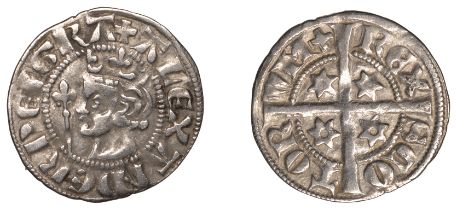 Alexander III (1249-1286), Second coinage, Sterling, class Mb2/R mule, mm. cross pattÃ©e, bus...