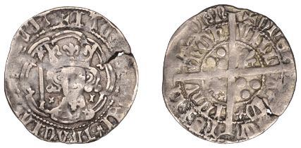 James I (1406-1437), First Fleur-de-lis issue, Groat, Edinburgh, type III, mm. cross pattÃ©e,...