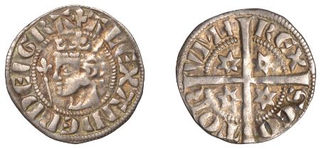 Alexander III (1249-1286), Second coinage, Sterling, class Mb2, mm. cross pattÃ©e, bust left...