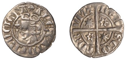 Alexander III (1249-1286), Second coinage, Sterling, class D2/M mule, mm. cross potent. bust...