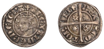 Alexander III (1249-1286), Second coinage, Sterling, class E2, mm. cross pattÃ©e on obv., cro...