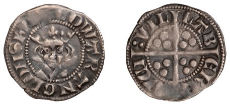 Edward I and II (1296-1318), Occupation of Berwick, Penny, Berwick, class V*, repunched Lond...