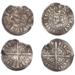 Alexander III (1249-1286), Second coinage, Sterlings (2), class Ma/B mule, mm. cross potent...