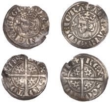 Alexander III (1249-1286), Second coinage, Sterlings (2), class Ma/B mule, mm. cross potent...