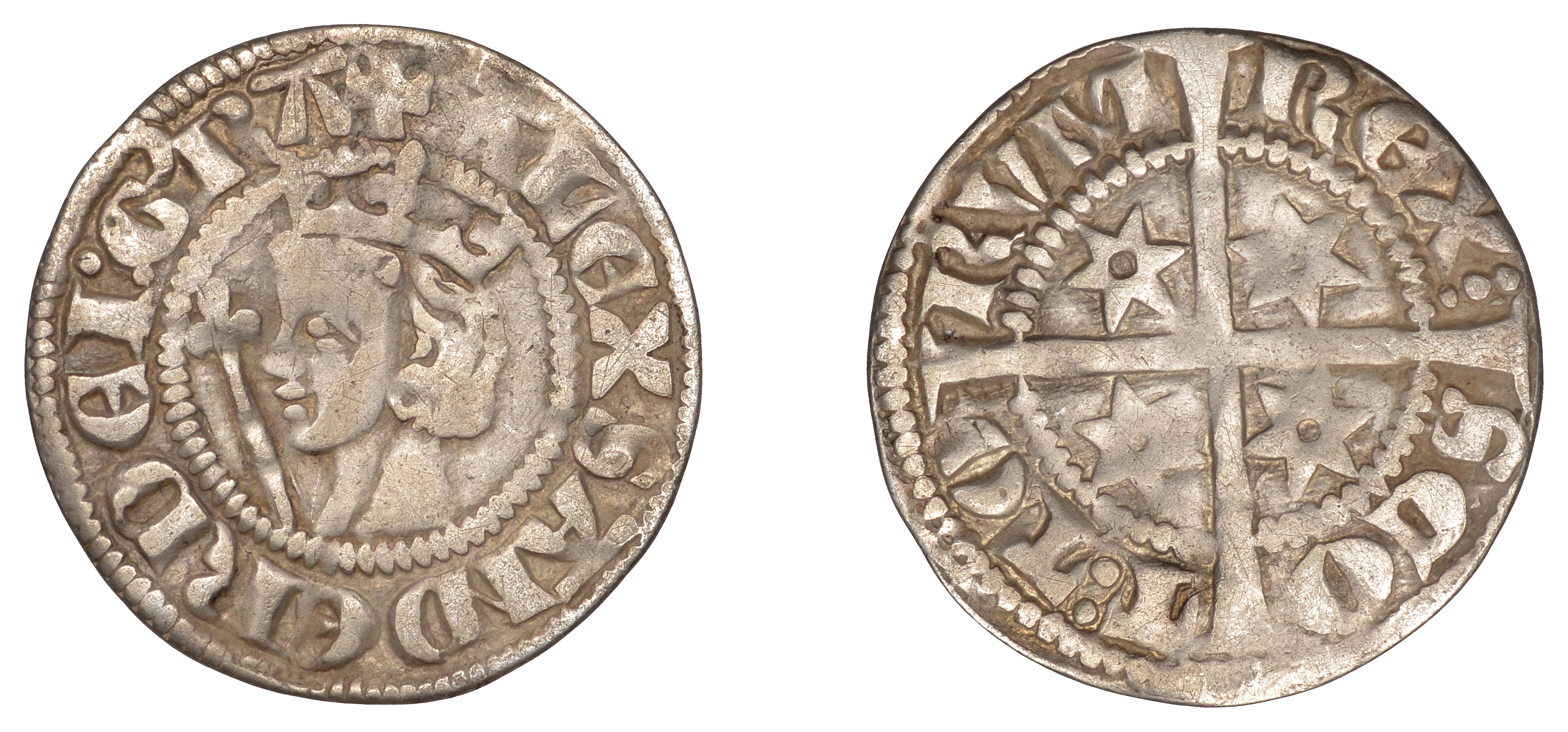 Alexander III (1249-1286), Second coinage, Sterling, class A, mm. plain cross on obv. only,...