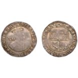 Charles I (1625-1649), First coinage, Twelve Shillings, mm. large thistle-head on obv., smal...