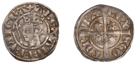 Alexander III (1249-1286), Second coinage, Sterling, class Mc2/E mule, mm. plain cross, bust...