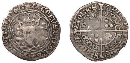 James II (1437-1460), Second coinage, Second issue, Groat, type IIIb, Edinburgh, mm. crown,...