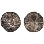 David II (1329-1371), Second coinage, Class A, Groat, class A5, Edinburgh, mm. cross pattÃ©e,...