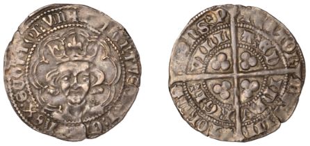 Robert III (1390-1406), Heavy coinage, Second issue, Groat, Edinburgh, mm. cross potent, tre...